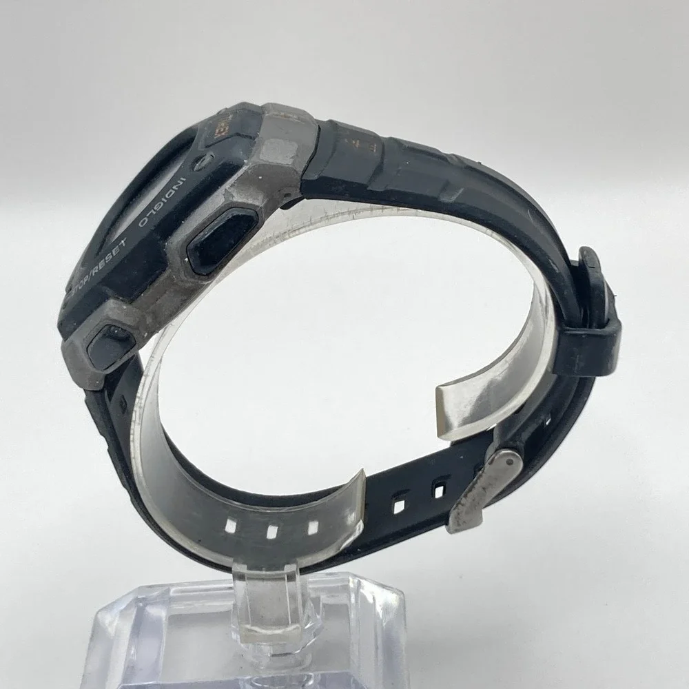 Timex Ironman Men's Watch Digital Gray Black Indiglo 30 Lap Chrono New Battery